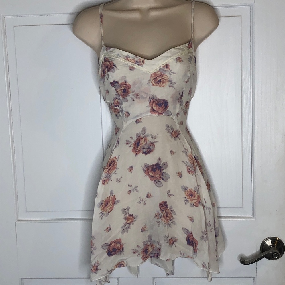 UO Kimchi Blue sheer floral sun dress